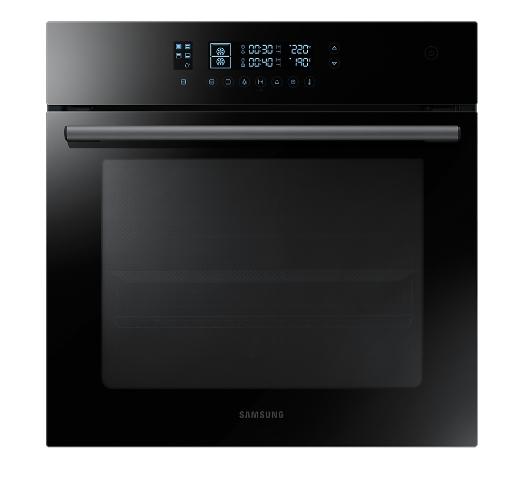 Фурна Samsung NV68R5520CB/OL, Electric Oven with Dual Cook, 68 l, Steam cleaning, Class A, LED display, Black
