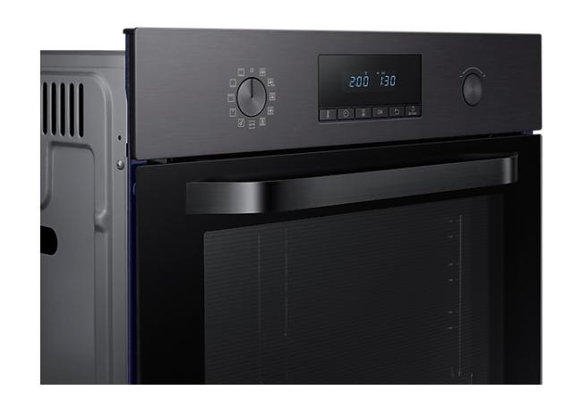 Фурна Samsung NV68R2340RM/OL, Double fan electric oven, 68 l, Catalytic cleaning, Class A, LED display, Black stainless steel