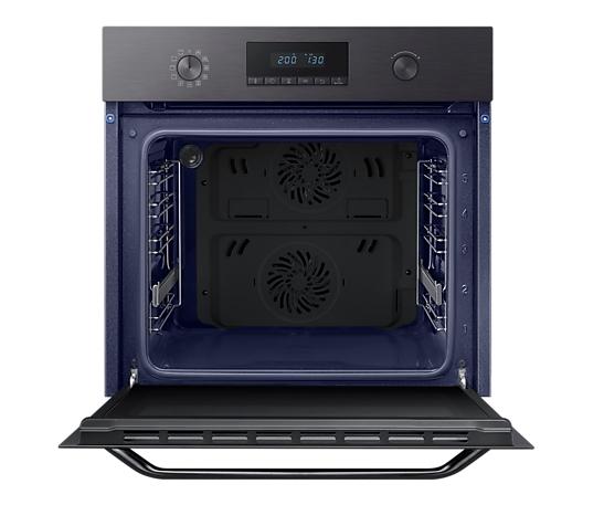 Фурна Samsung NV68R2340RM/OL, Double fan electric oven, 68 l, Catalytic cleaning, Class A, LED display, Black stainless steel