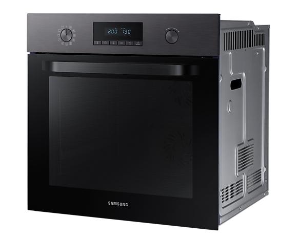 Фурна Samsung NV68R2340RM/OL, Double fan electric oven, 68 l, Catalytic cleaning, Class A, LED display, Black stainless steel