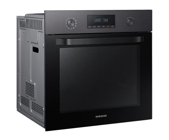 Фурна Samsung NV68R2340RM/OL, Double fan electric oven, 68 l, Catalytic cleaning, Class A, LED display, Black stainless steel