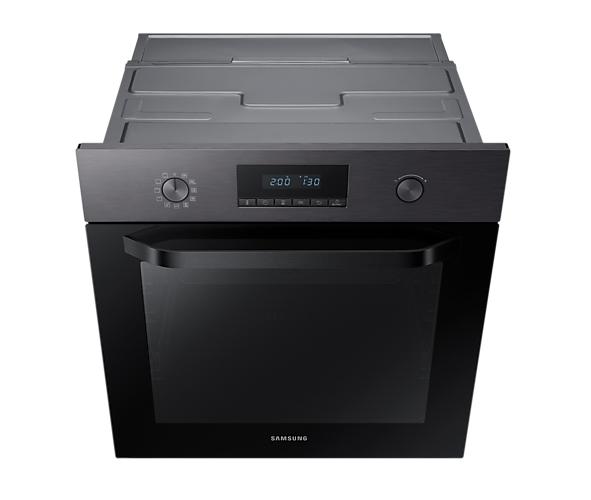 Фурна Samsung NV68R2340RM/OL, Double fan electric oven, 68 l, Catalytic cleaning, Class A, LED display, Black stainless steel