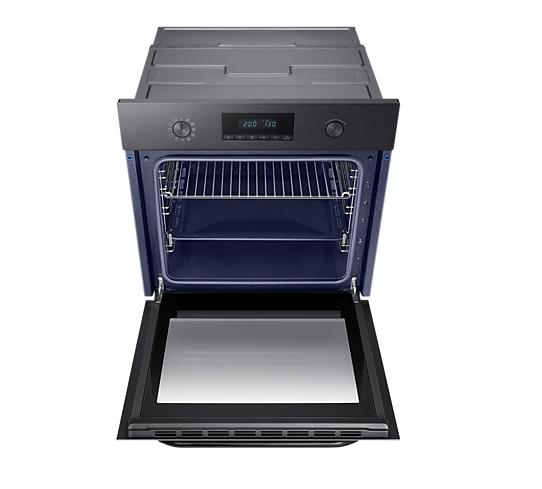 Фурна Samsung NV68R2340RM/OL, Double fan electric oven, 68 l, Catalytic cleaning, Class A, LED display, Black stainless steel