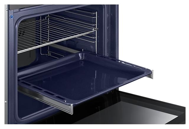 Фурна Samsung NV68R2340RM/OL, Double fan electric oven, 68 l, Catalytic cleaning, Class A, LED display, Black stainless steel