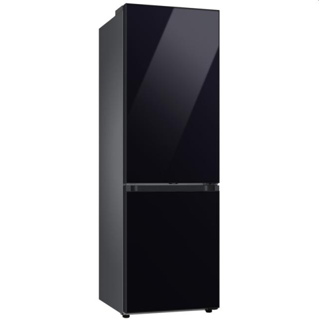 Хладилник Samsung RB34A7B5E22/EF, BMF with SpaceMax technology, Fridge Freezer, Total 344 l, refrigerator 230 l, freezer 114 l, Energy Efficiency E, All-Around Cooling, No frost, 35 dB, 185.3/59.5/65.8, Pure black