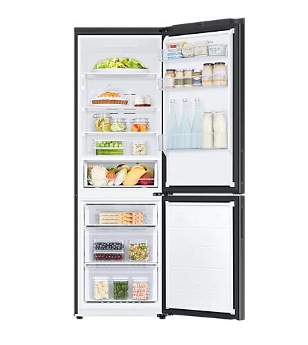 Хладилник Samsung RB33B610EBN/EF, Refrigerator, Fridge Freezer,344L (230l/114l), Energy Efficiency E, SpaceMax, No Frost, All-Around Cooling, DIT, Black