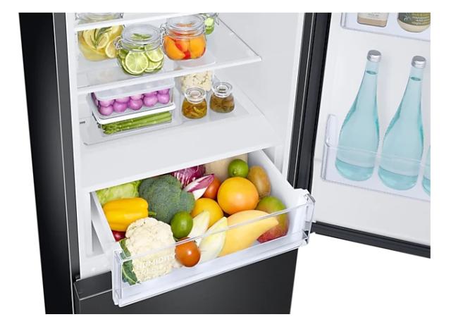 Хладилник Samsung RB33B610EBN/EF, Refrigerator, Fridge Freezer,344L (230l/114l), Energy Efficiency E, SpaceMax, No Frost, All-Around Cooling, DIT, Black