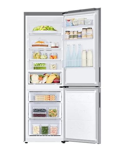 Хладилник Samsung RB33B610ESA/EF, Refrigerator, Fridge Freezer,344L (230l/114l), Energy Efficiency E, SpaceMax, No Frost, All-Around Cooling, DIT, Stainless steel