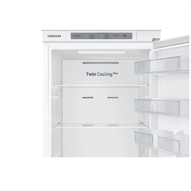 Хладилник Samsung BRB30600FWW, Refrigerator integrated, Fridge Freezer, 298l, No Frost, Twin Cooling Plus, Energy Efficiency F, H 193.5 cm