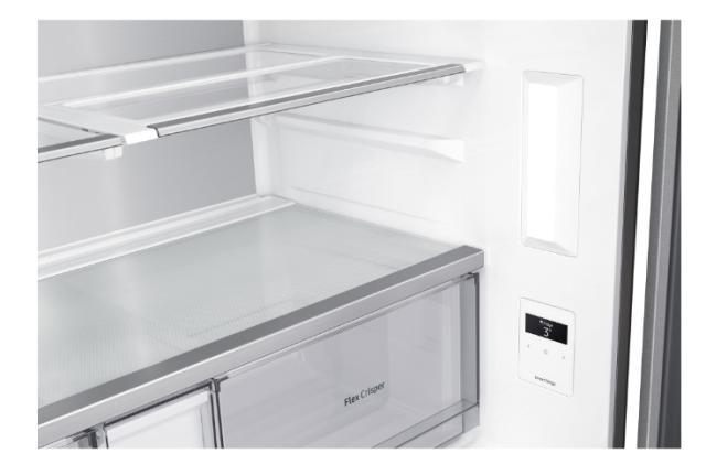 Хладилник Samsung RF65A967ESR/EO, French Door Fridge and Freezer, 647 l, Beverage Center, Double automatic ice maker, DIT, Energy Efficiency E, H 182 cm, WiFi, Silver