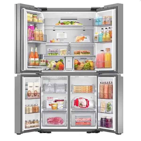 Хладилник Samsung RF65A967ESR/EO, French Door Fridge and Freezer, 647 l, Beverage Center, Double automatic ice maker, DIT, Energy Efficiency E, H 182 cm, WiFi, Silver