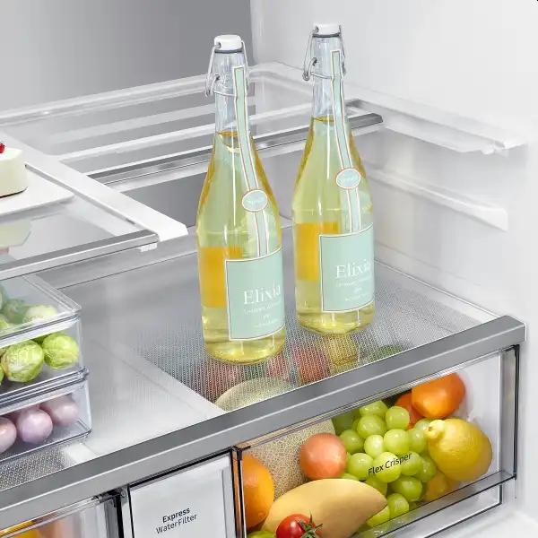Хладилник Samsung RF65A967ESR/EO, French Door Fridge and Freezer, 647 l, Beverage Center, Double automatic ice maker, DIT, Energy Efficiency E, H 182 cm, WiFi, Silver