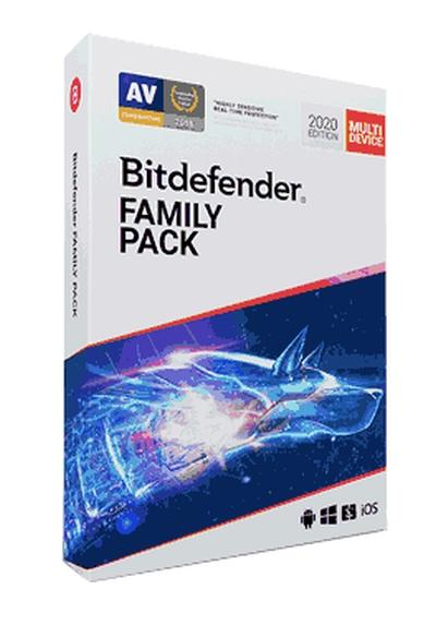 Лиценз за ползване на програмен продукт Bitdefender Family Pack, 15 users, 1 year