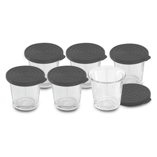 Бурканчета Tefal XA606011, 6 glass recipients with lids for Cook4 Me