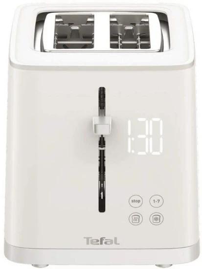 Тостер Tefal TT693110, Toaster LCD Sense White 2S