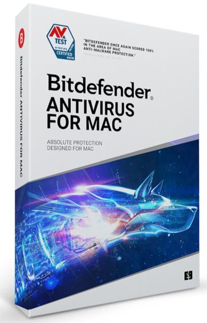 Лиценз за ползване на програмен продукт Bitdefender Antivirus for Mac, 3 users, 1 year