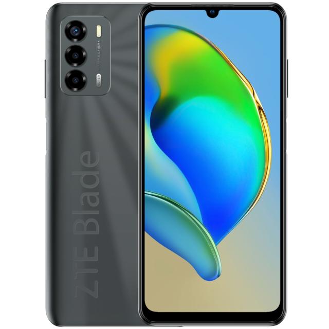 Мобилен телефон ZTE V40 Vita 4G, Gray, 6.75", 90Hz, HD+ 1600x720, 3GB+128GB, Unisoc T606  Octa Core up to 1.6Ghz,  Camera 48MP+2MP+2MP/8MP, WiFi 802.11 AC, BT 5.0, FPT, Fast charge 22.5W, 5130 mAh, USB-C Type-C, 3.5 mm earjack, Dual Sim, Mirco SD,And