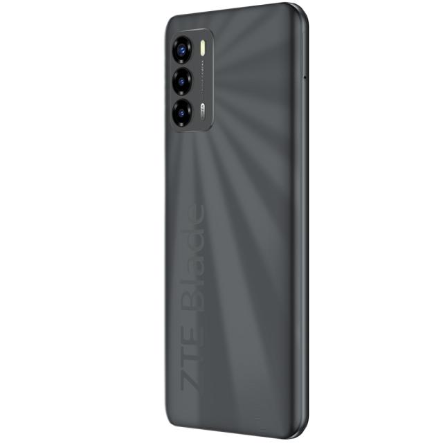 Мобилен телефон ZTE V40 Vita 4G, Gray, 6.75", 90Hz, HD+ 1600x720, 3GB+128GB, Unisoc T606  Octa Core up to 1.6Ghz,  Camera 48MP+2MP+2MP/8MP, WiFi 802.11 AC, BT 5.0, FPT, Fast charge 22.5W, 5130 mAh, USB-C Type-C, 3.5 mm earjack, Dual Sim, Mirco SD,And