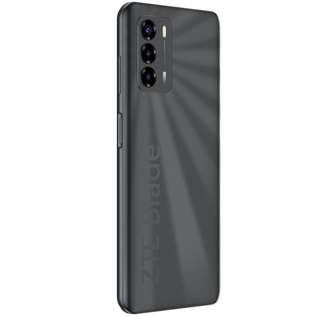 Мобилен телефон ZTE V40 Vita 4G, Gray, 6.75", 90Hz, HD+ 1600x720, 3GB+128GB, Unisoc T606  Octa Core up to 1.6Ghz,  Camera 48MP+2MP+2MP/8MP, WiFi 802.11 AC, BT 5.0, FPT, Fast charge 22.5W, 5130 mAh, USB-C Type-C, 3.5 mm earjack, Dual Sim, Mirco SD,And