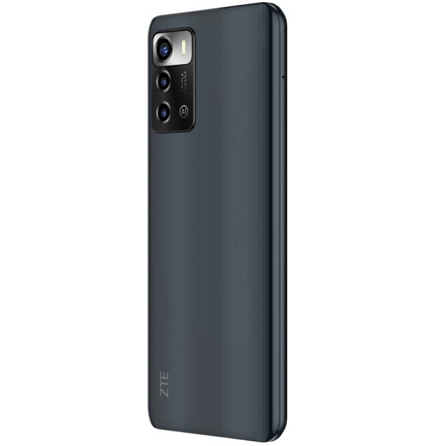 Мобилен телефон ZTE A72 4G, Gray, 6.75", 90Hz, HD+ 1600x720, 3GB+64GB, Unisoc T606  Octa Core up to 1.6Ghz,  Camera 13MP+2MP+2MP/5MP, WiFi 802.11 AC, BT 5.0, FPT, Fast charge 22.5W, 5130 mAh, USB-C Type-C, 3.5 mm earjack, Dual Sim, Mirco SD, Android 