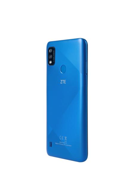 Мобилен телефон ZTE A51 4G, Blue, 6.52", IPS HD+ 1600x720, 2GB+32GB, Unisoc T606  Octa Core up to 1.6Ghz,  Camera 13MP+2MP/5MP, WiFi 802.11 b/g/n, BT 4.2, FPT, 3200 mAh, USB-C Type-C, 3.5 mm earjack, Dual Sim/Mirco SD combo, Android 11 Go