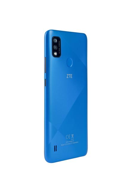 Мобилен телефон ZTE A51 4G, Blue, 6.52", IPS HD+ 1600x720, 2GB+32GB, Unisoc T606  Octa Core up to 1.6Ghz,  Camera 13MP+2MP/5MP, WiFi 802.11 b/g/n, BT 4.2, FPT, 3200 mAh, USB-C Type-C, 3.5 mm earjack, Dual Sim/Mirco SD combo, Android 11 Go