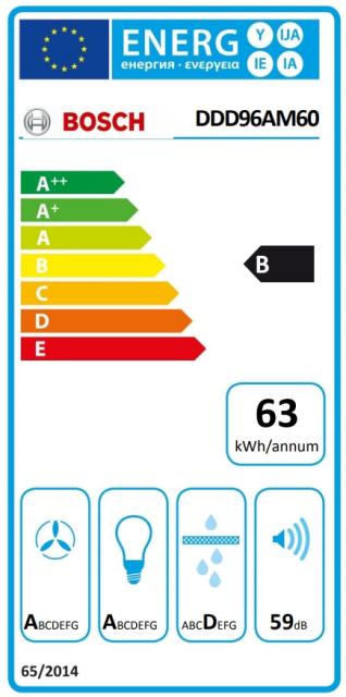 Аспиратор Bosch DDD96AM60, Downdraft hood