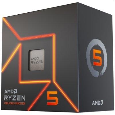 Процесор AMD Ryzen 5 7600, 6C (3.80 / 5.10GHz, 32MB Cache, 65W, AM5) BOX, с охлаждане AMD Wraith Stealth