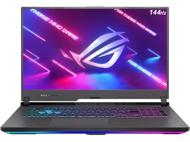 Лаптоп Asus ROG STRIX G17 G713IE-HX014, Ryzen 7-4800H 2.9GHz (8M cache, up to 4.2GHz)17.3" FHD IPS AG (1920x1080)144 Hz,16GB DDR4 3200(2*8),PCIE NVME 512GB M.2 SSD, NVIDIA GeForce RTX 3050 Ti 4GB GDDR6,Wi-Fi 6,RGB Kbd, Free DOS