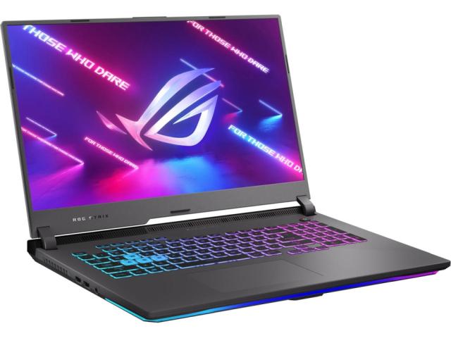 Лаптоп Asus ROG STRIX G17 G713IE-HX014, Ryzen 7-4800H 2.9GHz (8M cache, up to 4.2GHz)17.3" FHD IPS AG (1920x1080)144 Hz,16GB DDR4 3200(2*8),PCIE NVME 512GB M.2 SSD, NVIDIA GeForce RTX 3050 Ti 4GB GDDR6,Wi-Fi 6,RGB Kbd, Free DOS