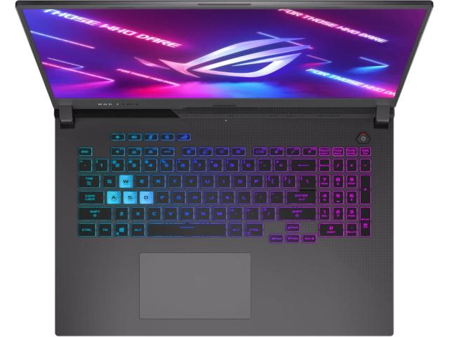 Лаптоп Asus ROG STRIX G17 G713IE-HX014, Ryzen 7-4800H 2.9GHz (8M cache, up to 4.2GHz)17.3" FHD IPS AG (1920x1080)144 Hz,16GB DDR4 3200(2*8),PCIE NVME 512GB M.2 SSD, NVIDIA GeForce RTX 3050 Ti 4GB GDDR6,Wi-Fi 6,RGB Kbd, Free DOS