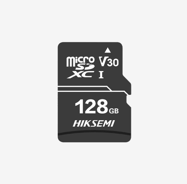 Памет HIKSEMI microSDXC 128G, Class 10 and UHS-I 3D NAND, Up to 92MB/s read speed, 50MB/s write speed, V30