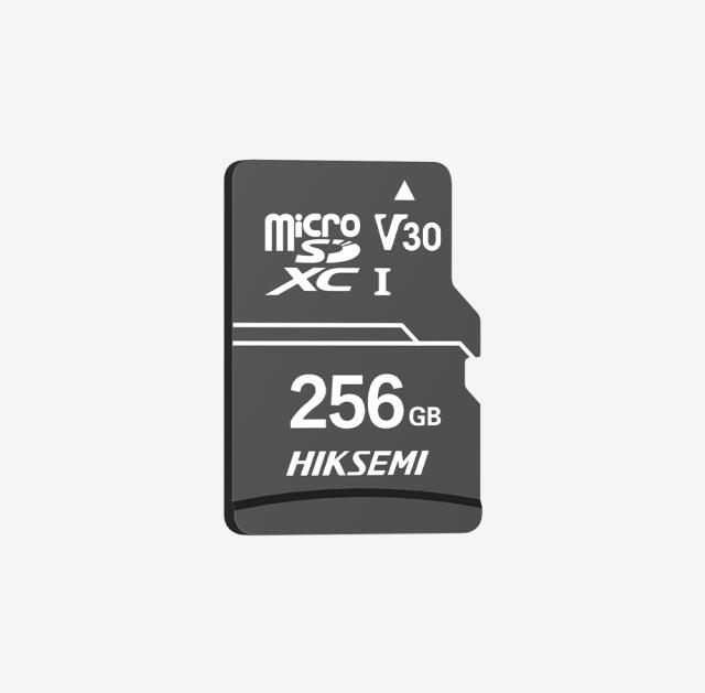 Памет HIKSEMI microSDXC 256G, Class 10 and UHS-I 3D NAND, Up to 92MB/s read speed, 55MB/s write speed, V30