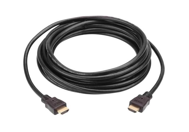 Кабел ATEN 2L-7D20H, HDMI мъжко - HDMI мъжко, с Ethernet, 4K, 20 м, Pozlateni konektori, Черен
