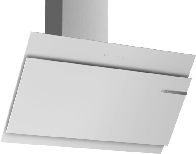 Аспиратор Bosch DWK97JM20, Inclined hood 90cm A+, white glass, max 730 m3/h, 54 dB
