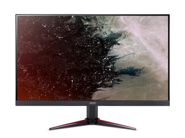 Монитор Acer Nitro VG240Ybmiix, 23.8" Wide IPS LED, Anti-Glare, ZeroFrame, FreeSync, 75Hz, 1ms, 100M:1, 250 cd/m2, FHD 1920x1080, VGA, 2xHDMI, Speakers 2Wx2, Audio in/out, Acer Display Widget, Black