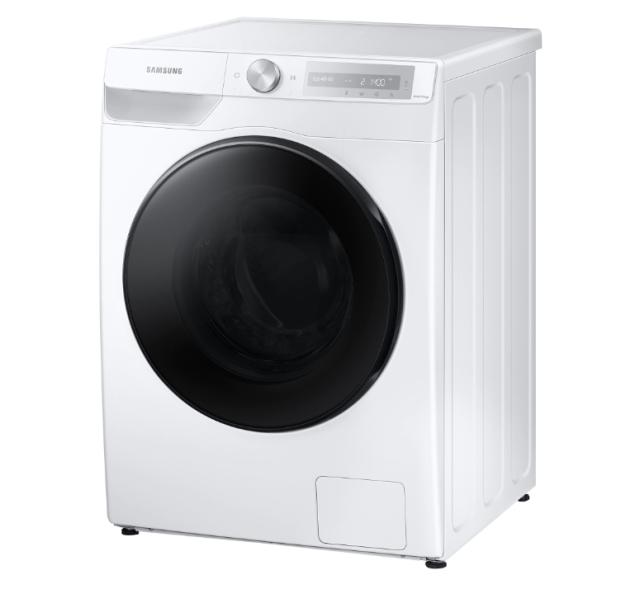 Пералня със сушилня Samsung WD10T634DBH/S7, Washing Machine/Dryer, 10.5/6 kg, 1400rpm, Energy Efficiency A/E, Spin Efficiency B, Eco Bubble, Bubble Soak, Air Wash, Hygiene Steam, AI Control, SmartThings App, White/black door