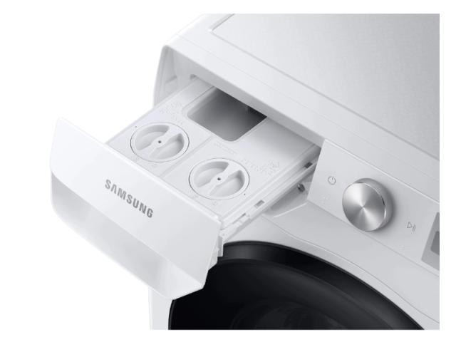 Пералня със сушилня Samsung WD10T634DBH/S7, Washing Machine/Dryer, 10.5/6 kg, 1400rpm, Energy Efficiency A/E, Spin Efficiency B, Eco Bubble, Bubble Soak, Air Wash, Hygiene Steam, AI Control, SmartThings App, White/black door