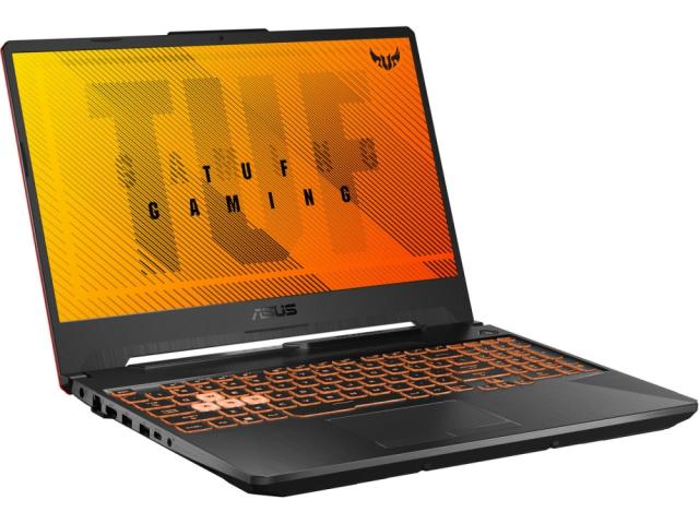 Лаптоп Asus TUF F15 FX506LHB-HN324 , Intel i5-10300H 2.5 GHZ (8M cache, up to 4.5GHz 4, cores), 15.6" FHD AG (1920x1080)144Hz, 16GB DDR4 2933MHz (1x8 GB), PCIE NVME 512TB M.2 SSD, NVIDIA GeForce GTX1650 4GB GDDR6, WiFi 6, RGB Illum. Kbd, no OS, Black