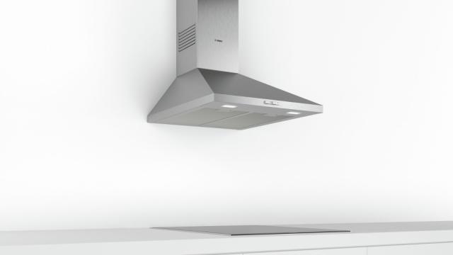 Аспиратор Bosch DWP64BC50, Chimney hood 60cm C, max 360 m3/h, 66 dB, Pyramidal design, inox