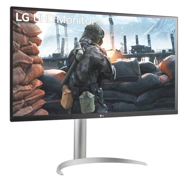 Монитор LG 32UP550N-W, 31.5" Wide LED AG, VA, DCI-P3 90%, 4ms, 350 cd/m2, 3000:1, 4K (3840x2160), HDR 10, USB Type-C, HDMI, DisplayPort, AMD FreeSync, Speaker, Height, Tilt, Speaker, Black