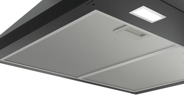 Аспиратор Bosch DWP64BC60, Chimney hood 60cm C, max 360 m3/h, 66 dB, Pyramidal design, black
