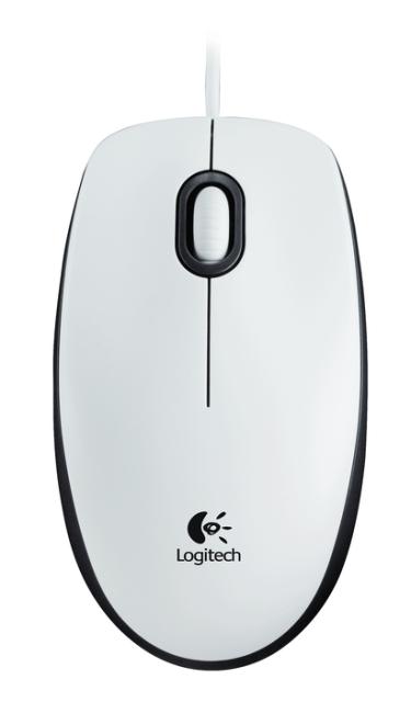 Мишка Logitech Mouse M100, оптична (1000dpi), USB, White