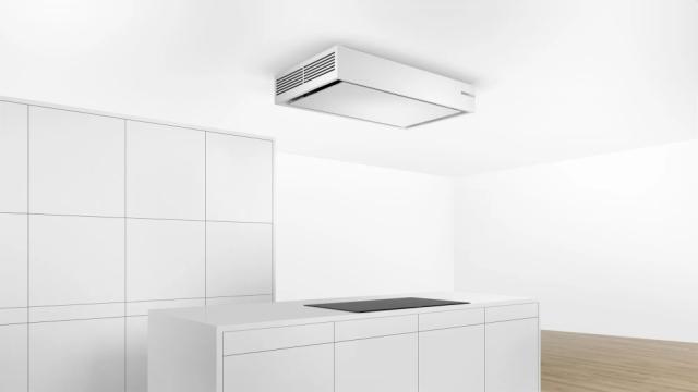 Аспиратор Bosch DRR16AQ20 SER6; Premium; Ceiling Plug&play hood 105cm / 18cm height B, white, Cooktop control, 580 m3/h, 68 dB, HC