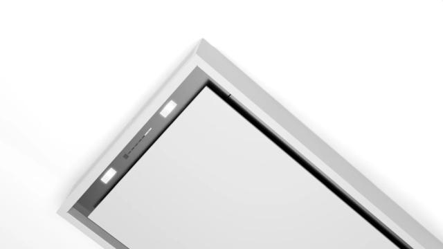 Аспиратор Bosch DRR16AQ20 SER6; Premium; Ceiling Plug&play hood 105cm / 18cm height B, white, Cooktop control, 580 m3/h, 68 dB, HC