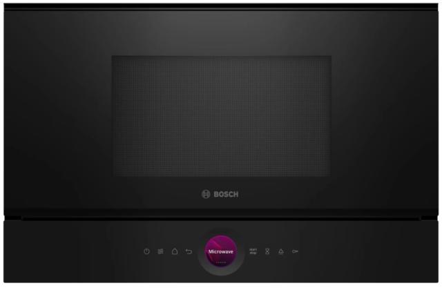 Микровълнова печка Bosch BFR7221B1, SER8 Built-in microwave, 900W, 21l, AutoPilot 7, Digital control ring, TFT touch display, black