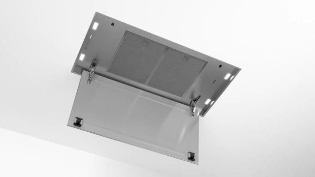 Аспиратор Bosch DRC96AQ50 SER6; Premium; Ceiling hood 90cm / 19cm height B, inox, Cooktop control, 734 m2/h, 61 dB, HC