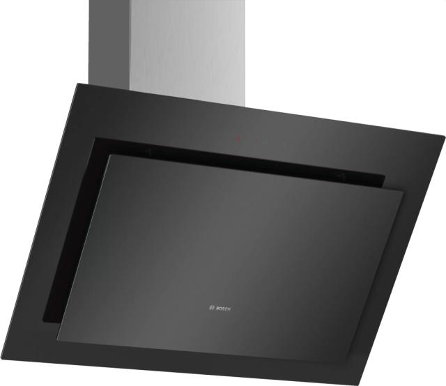 Аспиратор Bosch DWK87CM60 SER4; Comfort; Inclined hood 80cm B, black glass, max 680 m3/h, 56 dB
