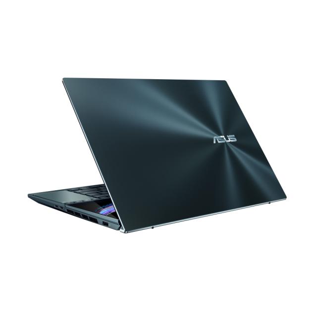 Лаптоп Asus Zenbook Pro Duo 15 OLED UX582ZW-OLED-H941X, Screen Pad Plus, Intel Core i9-12900H 3.8 GHz(24M Cache,up to 5.0 GHz,14 cores),15.6"OLED 4KUHD (3840x2160),Touch,32GB DDR5 on BD.,1TB PCIe4.0 ,RTX 3070 Ti 8GB, WiFi 6.0, Illum.Kb.,Win 11 Pro 64