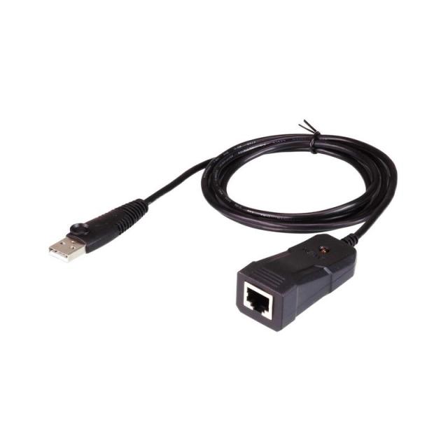 Мрежови конзолен адаптер ATEN UC232B, USB към RJ-45 (RS-232), 1.2 м кабел